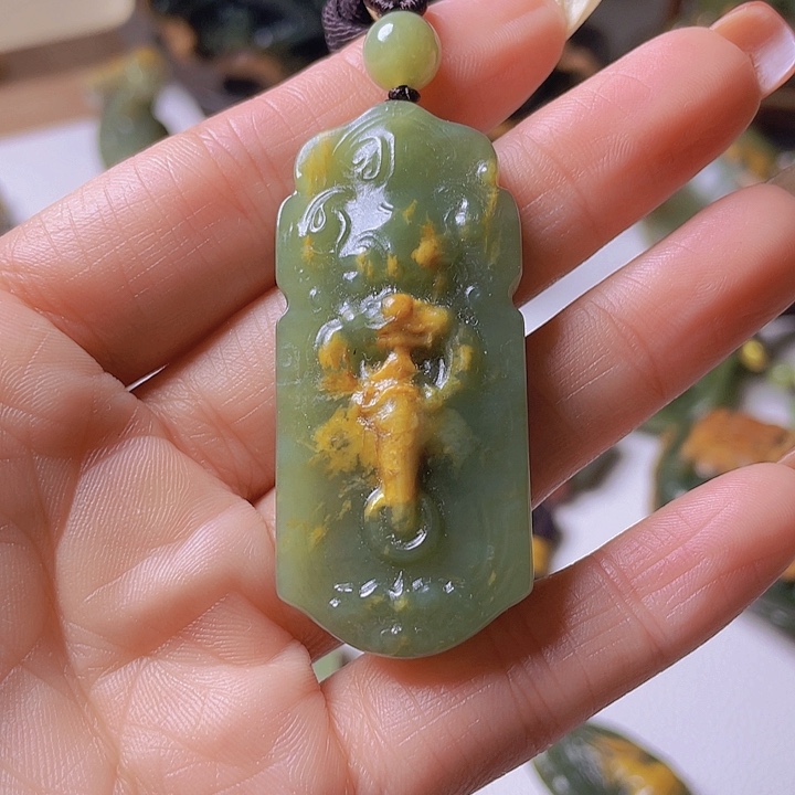 和田玉挂件未镶嵌小*