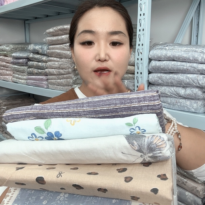 棉福利款双人床单