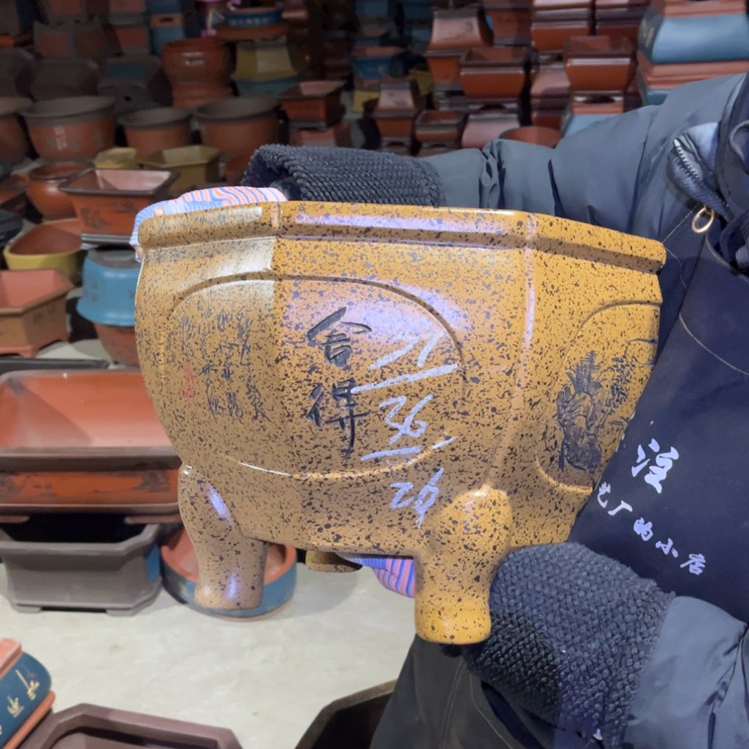 紫砂花盆盆景艺术