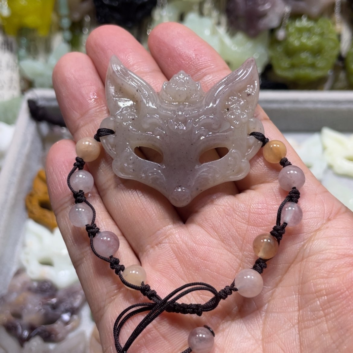 【闪购商品】岫玉颈饰未镶嵌61手牌