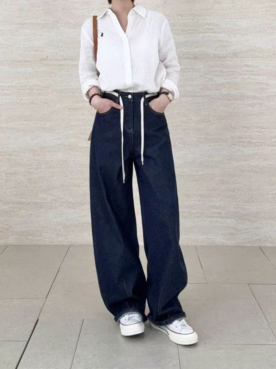 SU【273】花505愫杰抽绳弯刀裤2025秋季新款高个子~