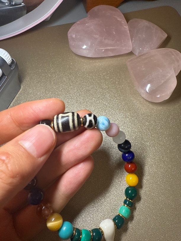 非金属树脂手链 通用时尚百搭珠宝复古手作轻奢精美玉手串