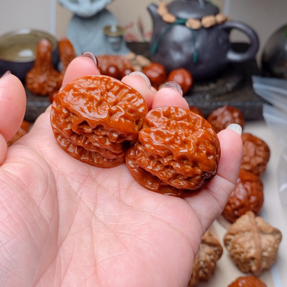 吊坠文玩核桃野牛