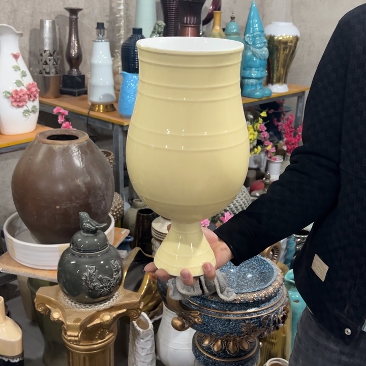 摆件高度37厘米口径15厘米微瑕捡漏