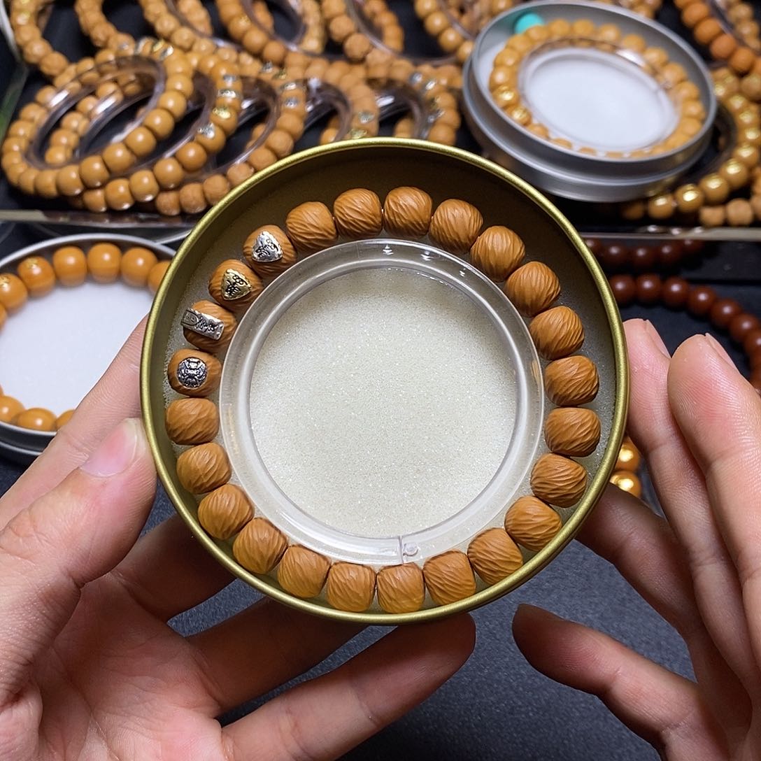 猴头核桃手串四标千刃云锦10左右全136号