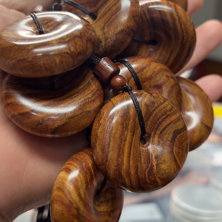 黄花梨/降香黄檀海南黄花梨平安扣