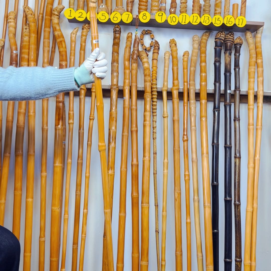 1886玉竹杖登山杖手持拐棍