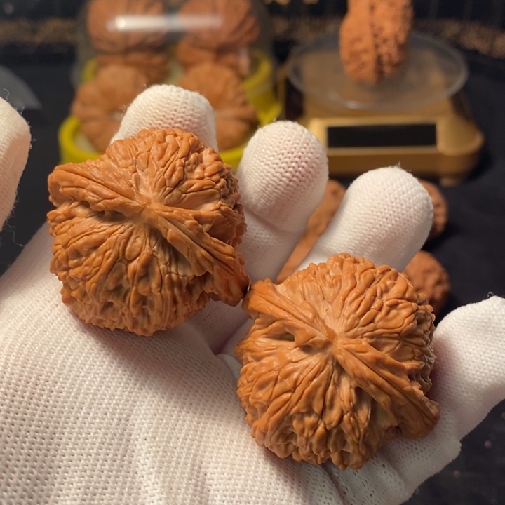 文玩核桃吊坠43白狮子