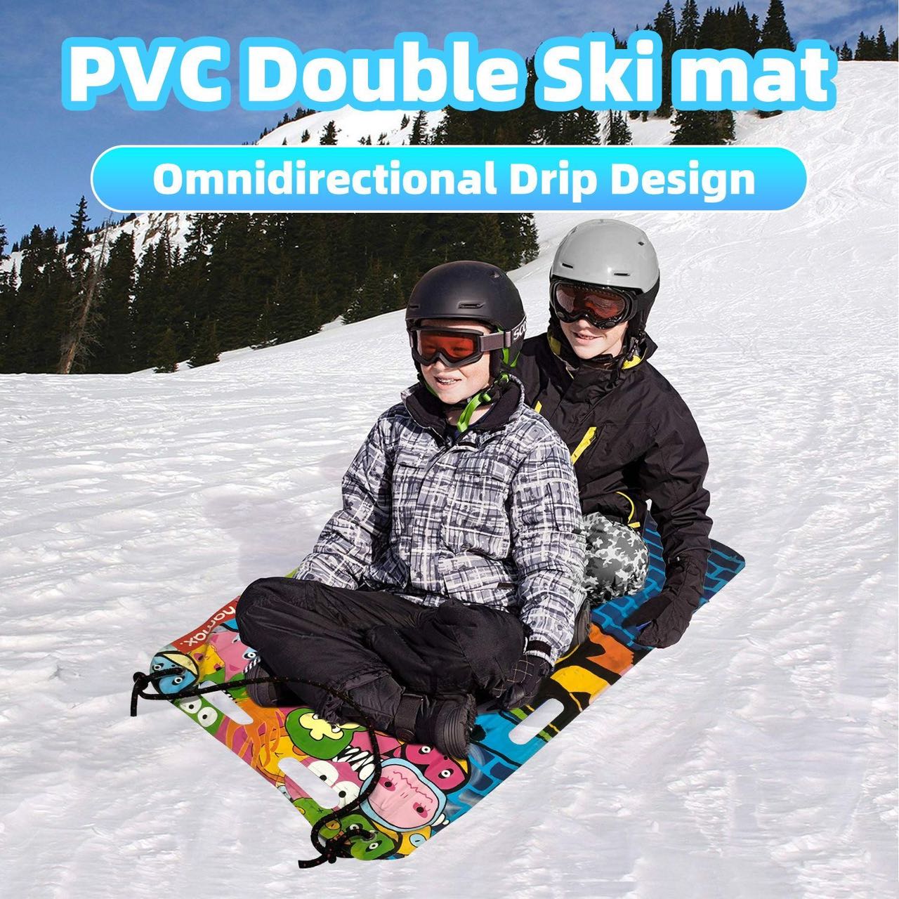 原单微瑕（有点脏 可以擦干净）滑雪垫！滑草滑冰 大号小号