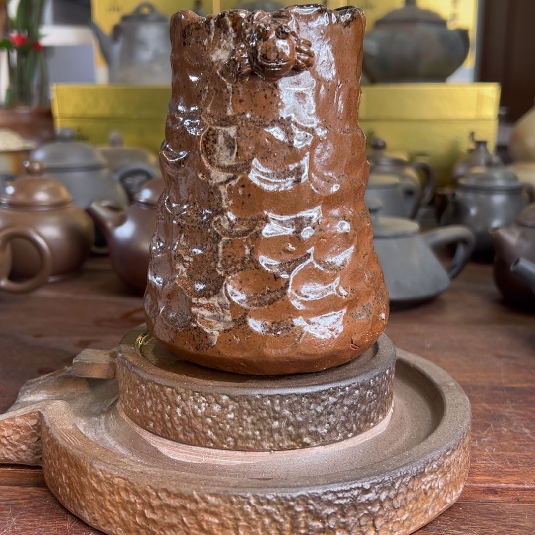 贵台龙窑柴烧茶壶A34