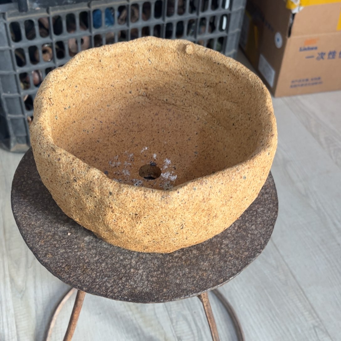 天****泥塑古镇炻陶花盆