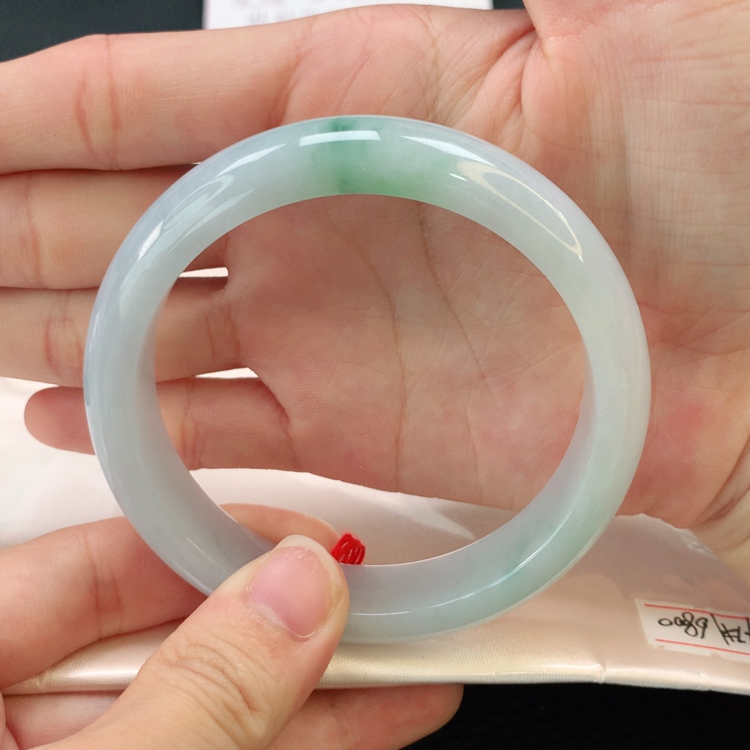 翡翠未镶嵌手镯翡翠58.4