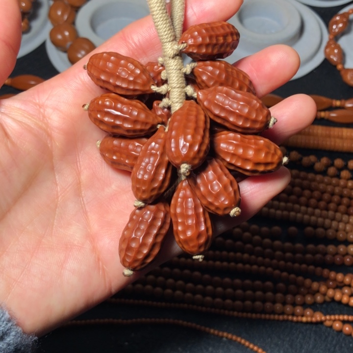 橄榄核手串/手链花生葡萄串
