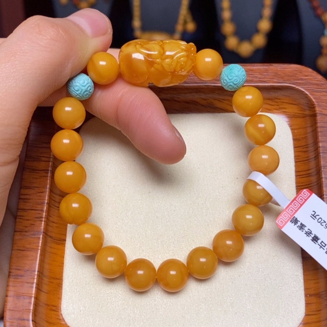 【闪购商品】蜜蜡手链未镶嵌手串