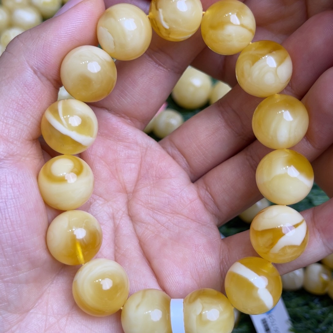 裸石琥珀未镶嵌尺寸14.5