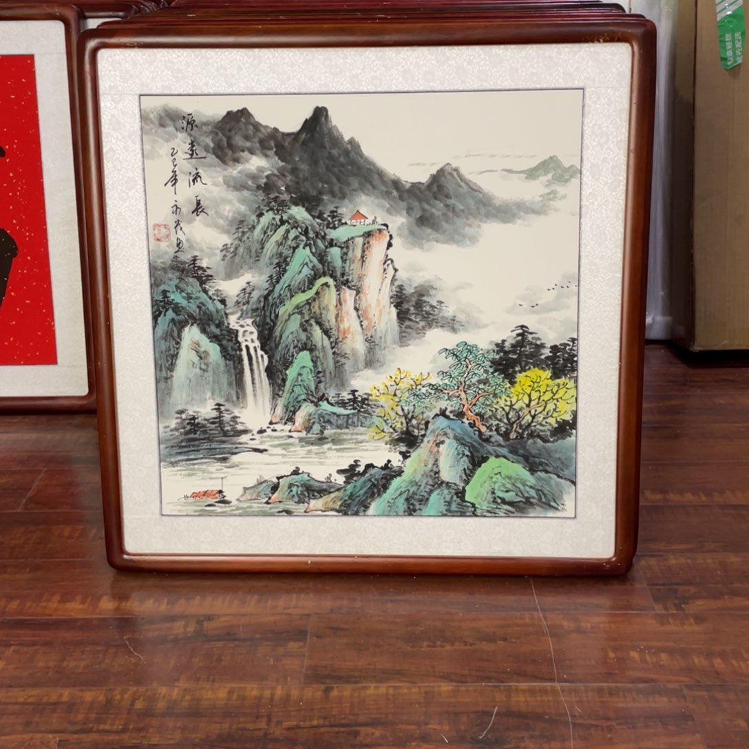 国画带框尺寸63*63厘米