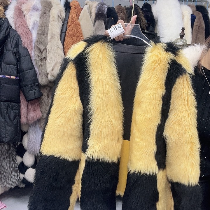 狐狸毛貉子毛皮毛一体
