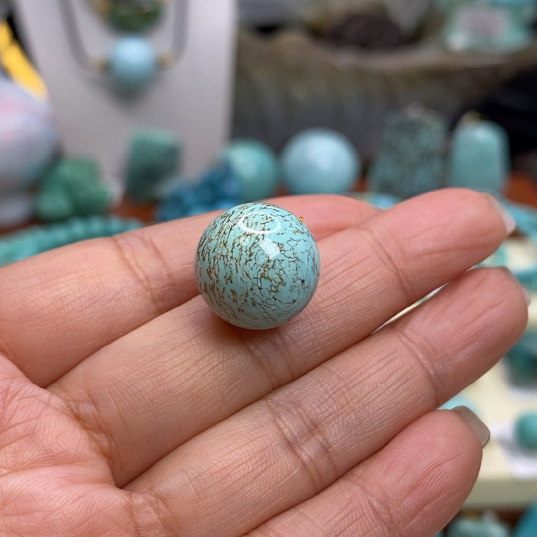 绿松石未镶嵌珠宝奇石14.4