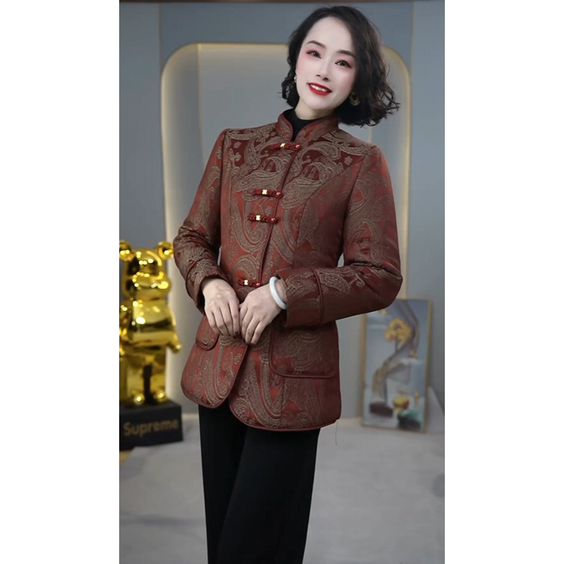 【外套】3606新款加厚保暖时尚修身显瘦女装休闲气质洋气外套