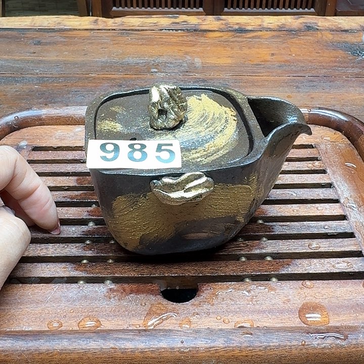 纯手工制作粗陶茶具