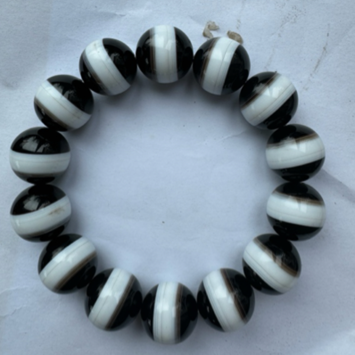 天然缠丝一线手串（15.7）