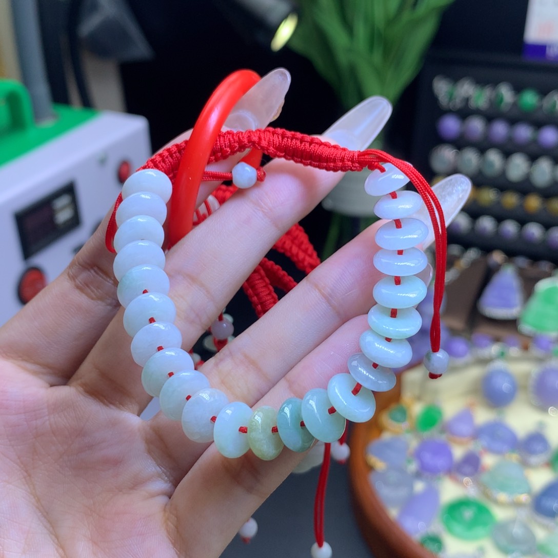 翡翠未镶嵌颈饰天然