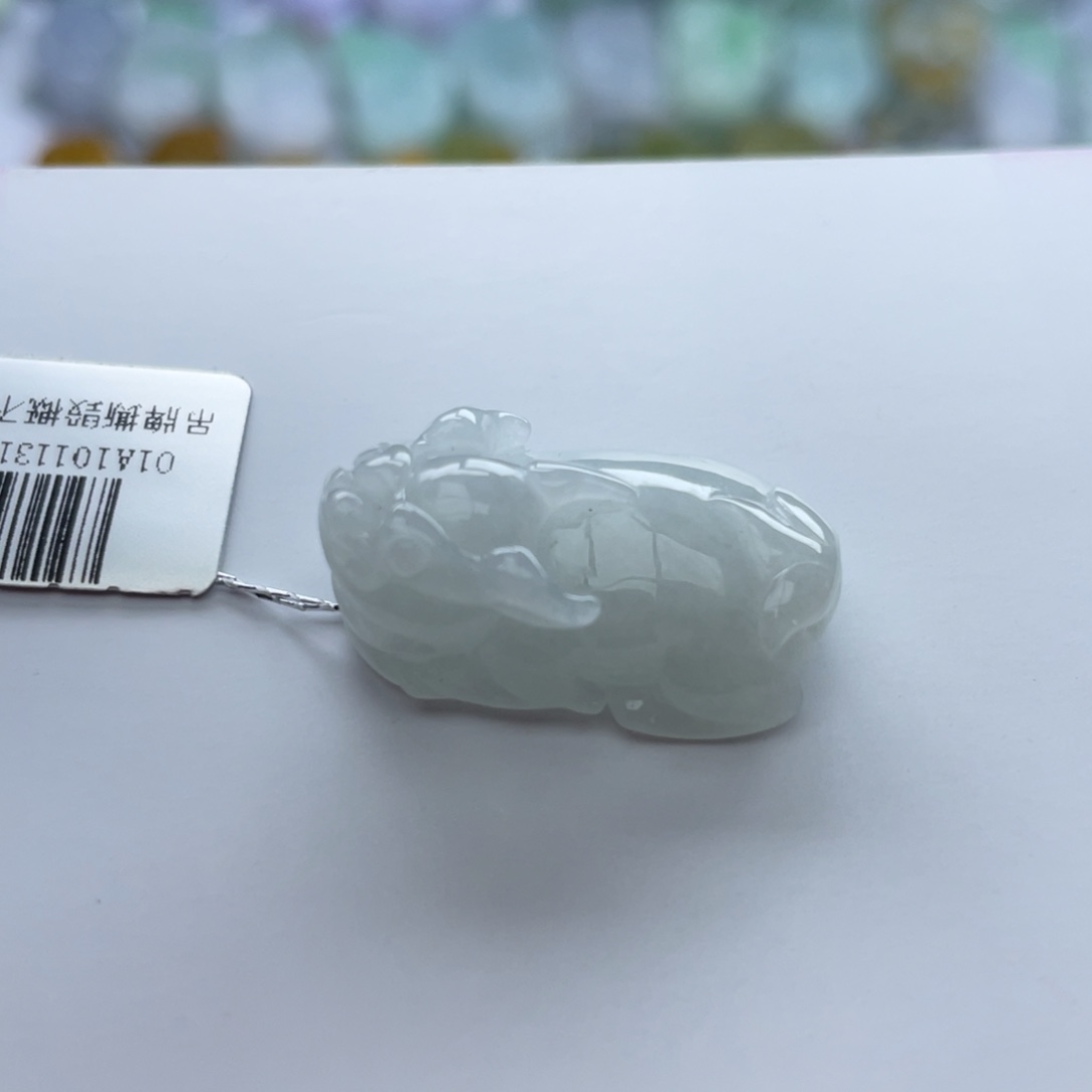 翡翠颈饰未镶嵌貔貅