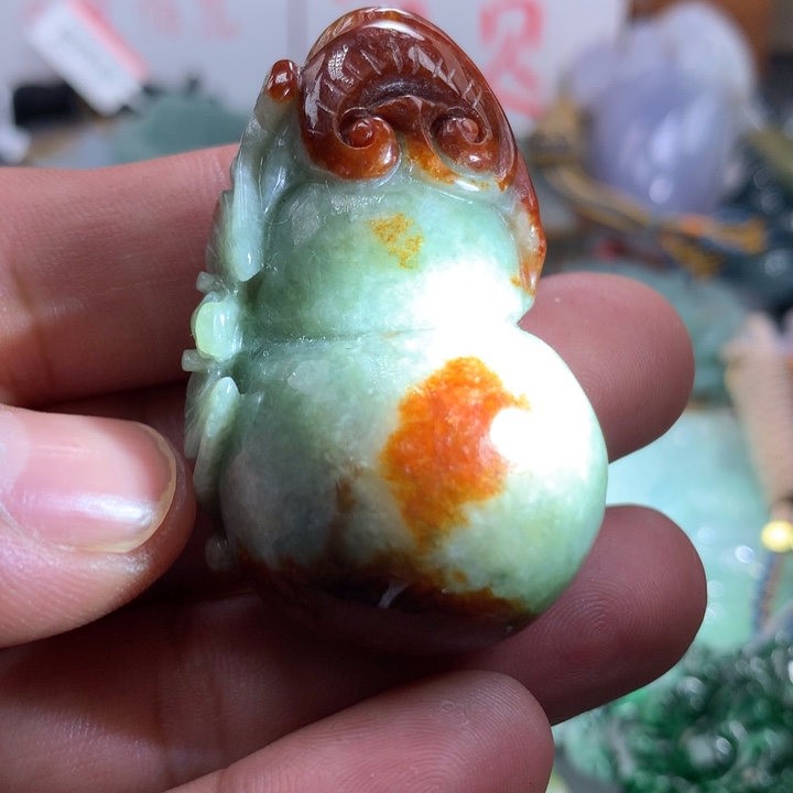 翡翠项链未镶嵌保真天然a货翡翠