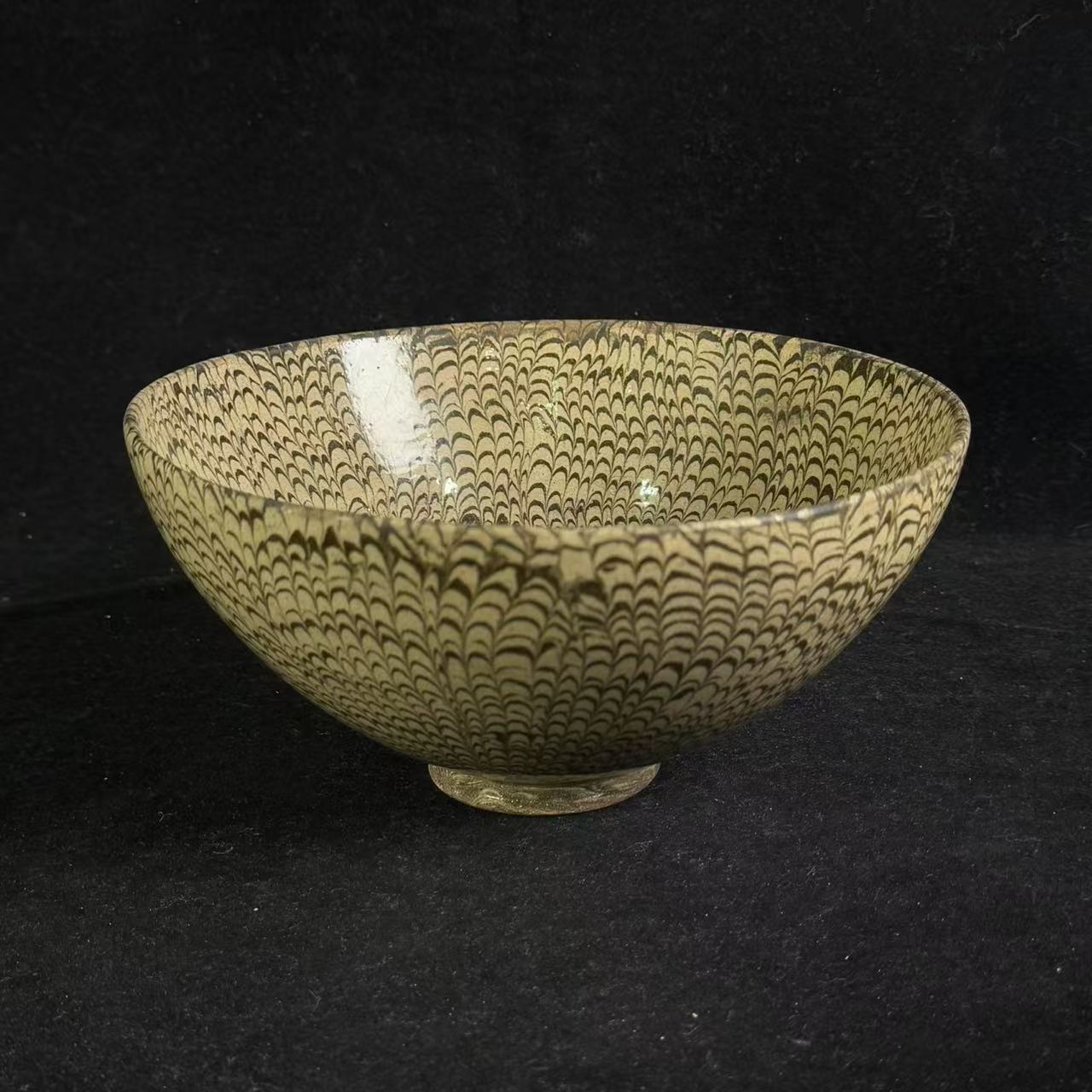 M当阳峪窑绞胎碗