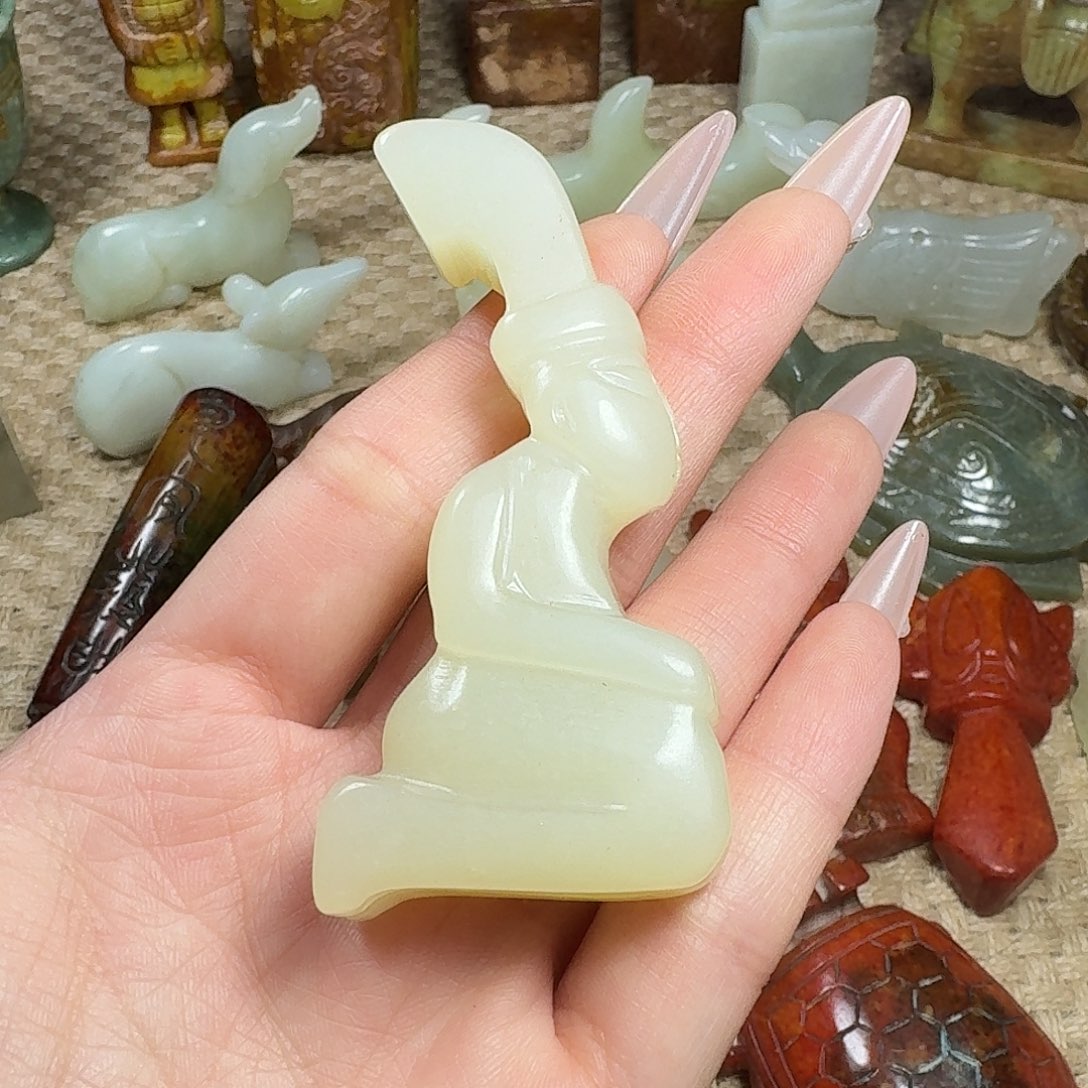 白玉菩提吊坠挂件