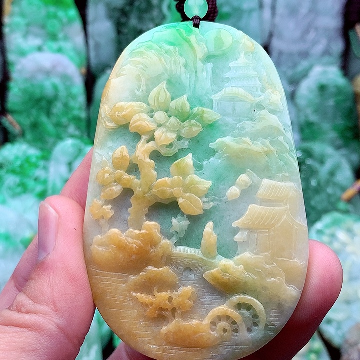 翡翠吊坠(不含链)未镶嵌