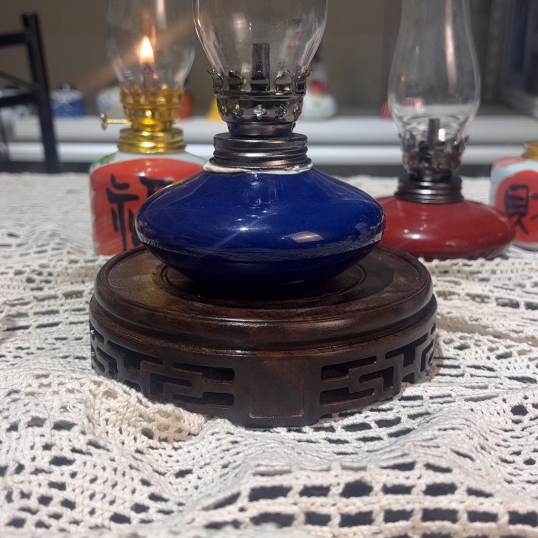 摆件景德镇陶瓷香薰灯