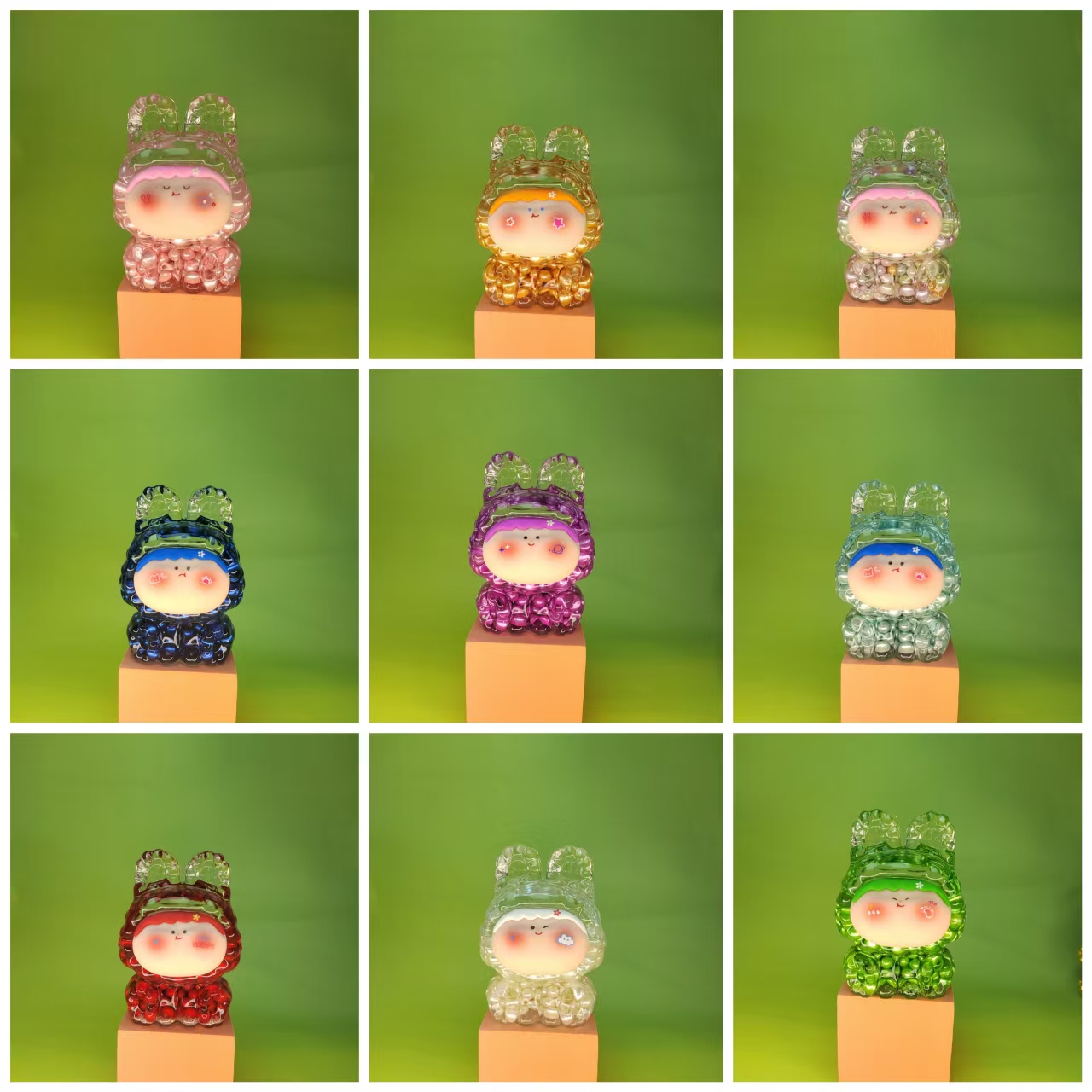 20人拆40包巨无霸莉莉丝【巨无霸珍珠夜光莉莉丝】10色桌片摆件