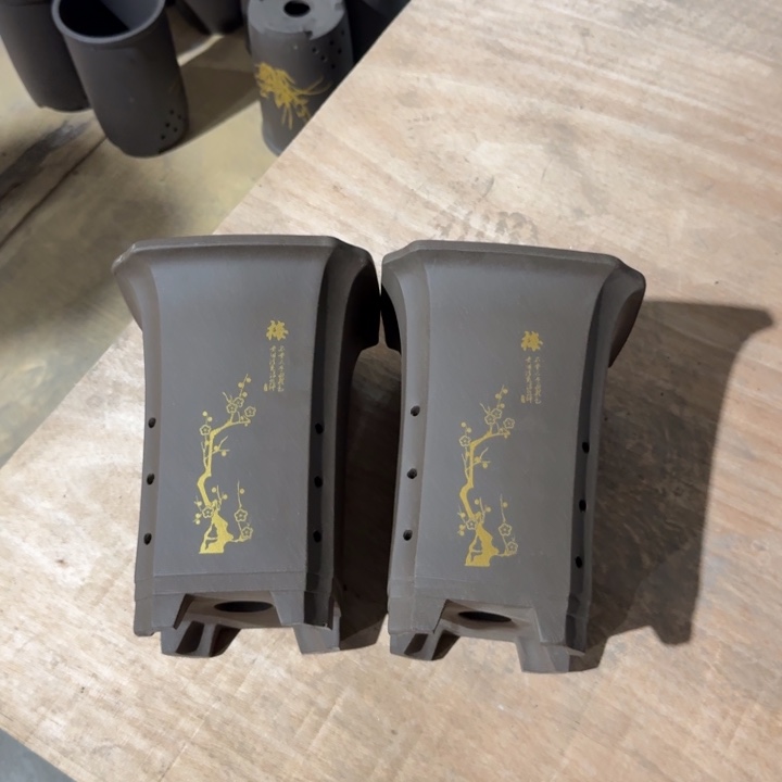 紫砂紫砂花盆破损补发