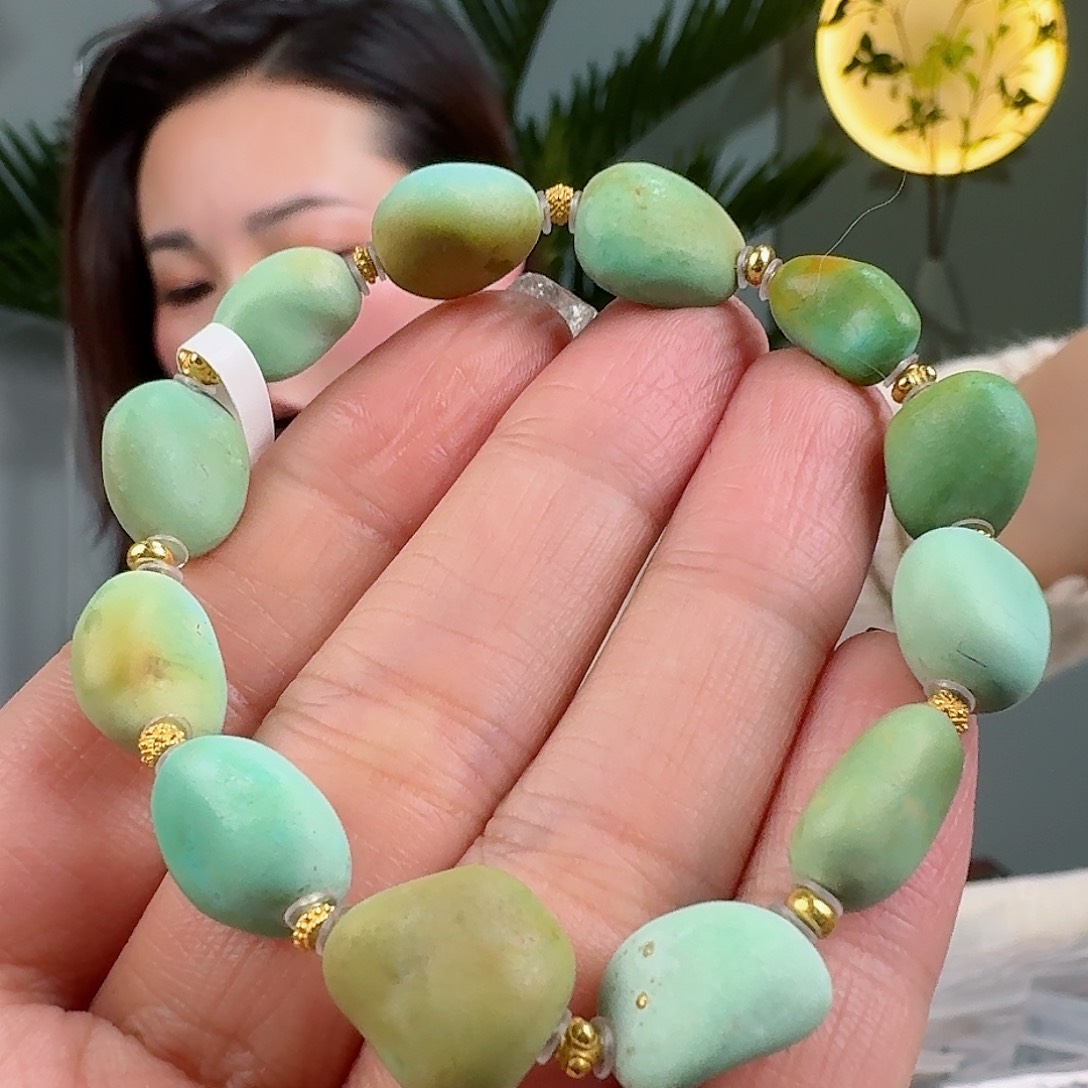 绿松石珠宝奇石未镶嵌