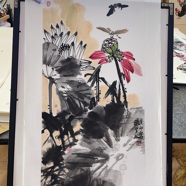 国画张圣敏先生纯手绘作品