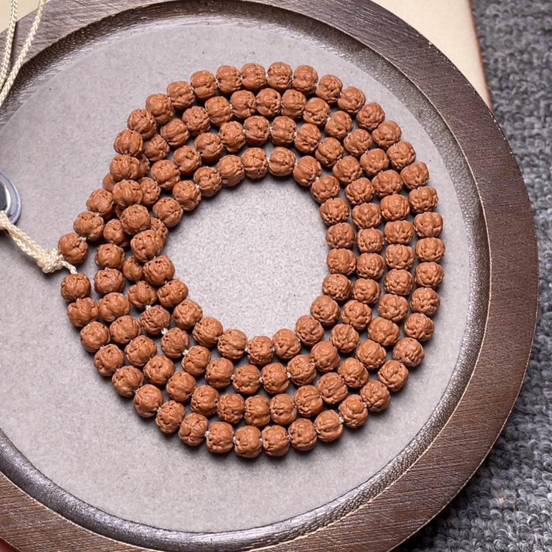 手串金刚菩提阿*梅朵头货佛手108尺寸6➕