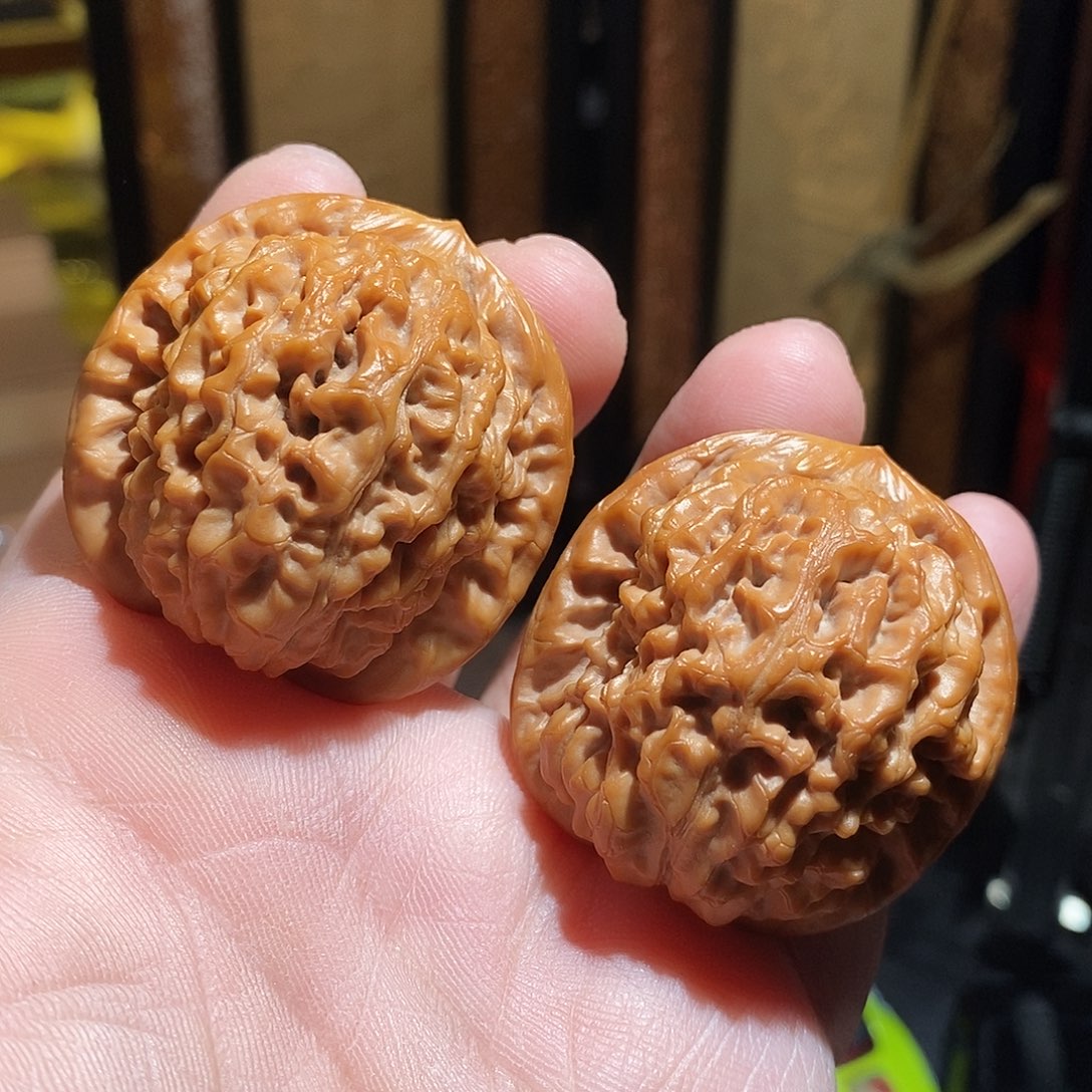 文玩核桃把件41莲花