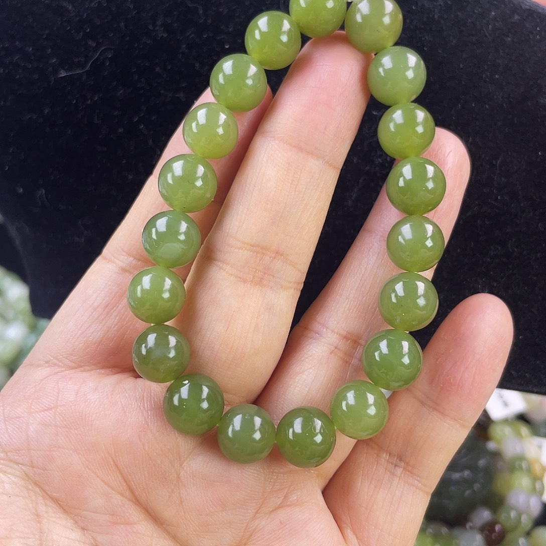 和田玉未镶嵌手链5