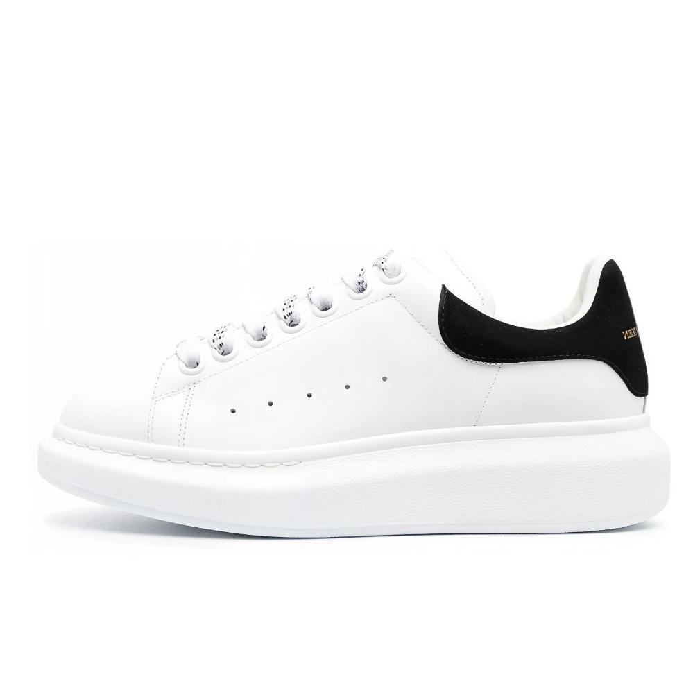 未使用 Alexander McQueen/亚历山大·麦昆 麦昆经典黑尾绒面女鞋