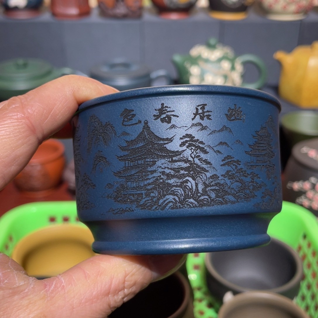 原矿紫砂手工主人杯