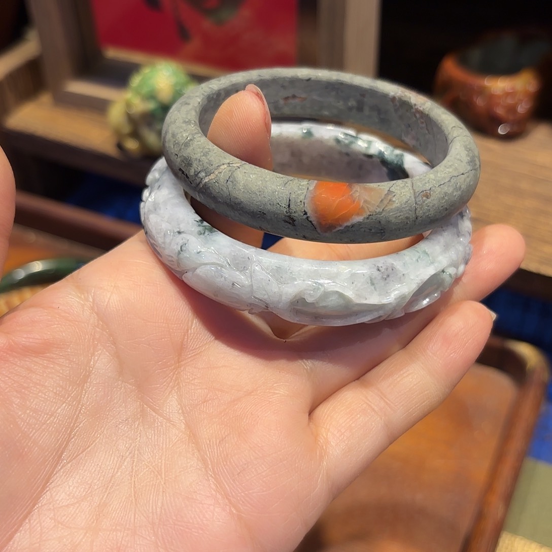 翡翠手链未镶嵌原创