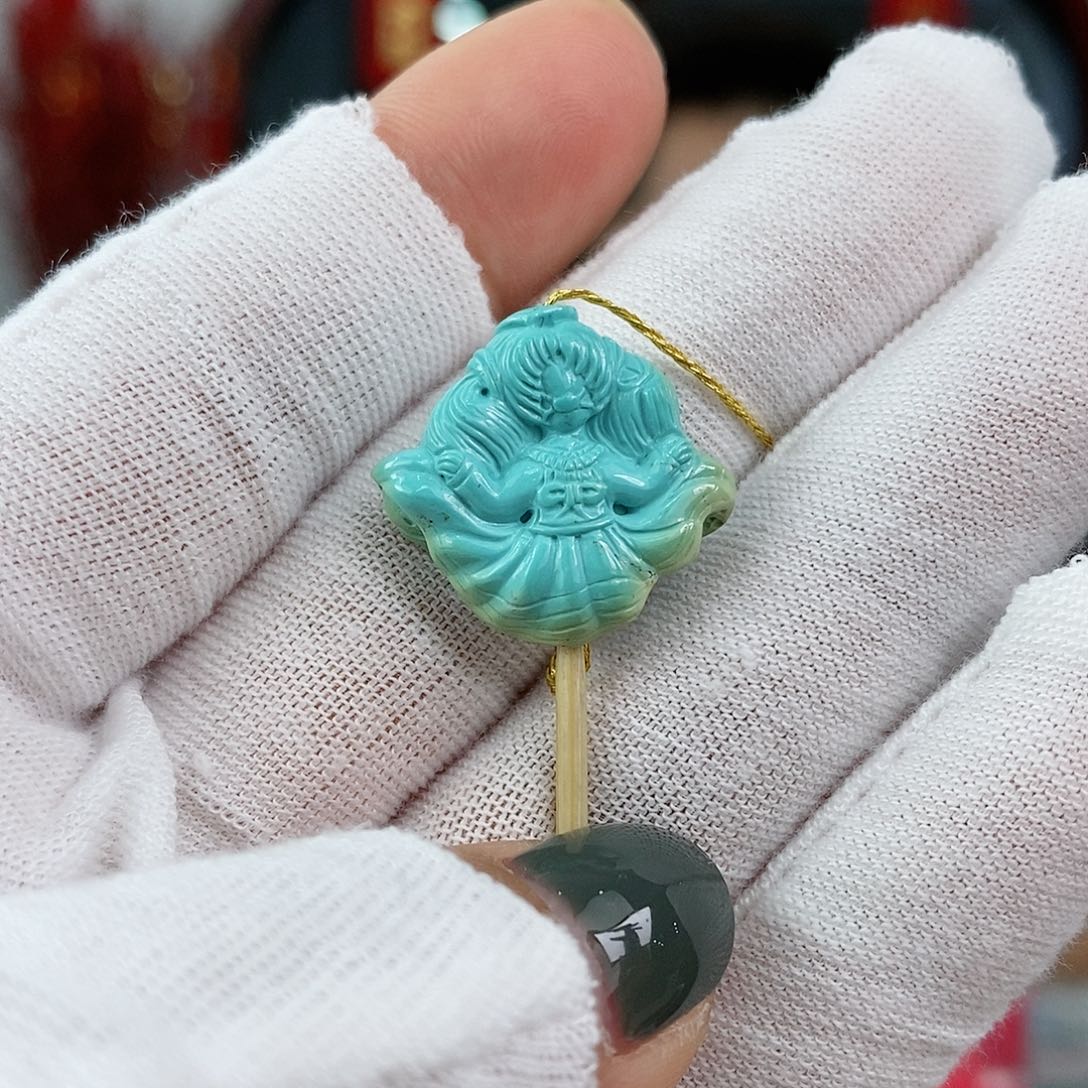 绿松石珠宝奇石未镶嵌