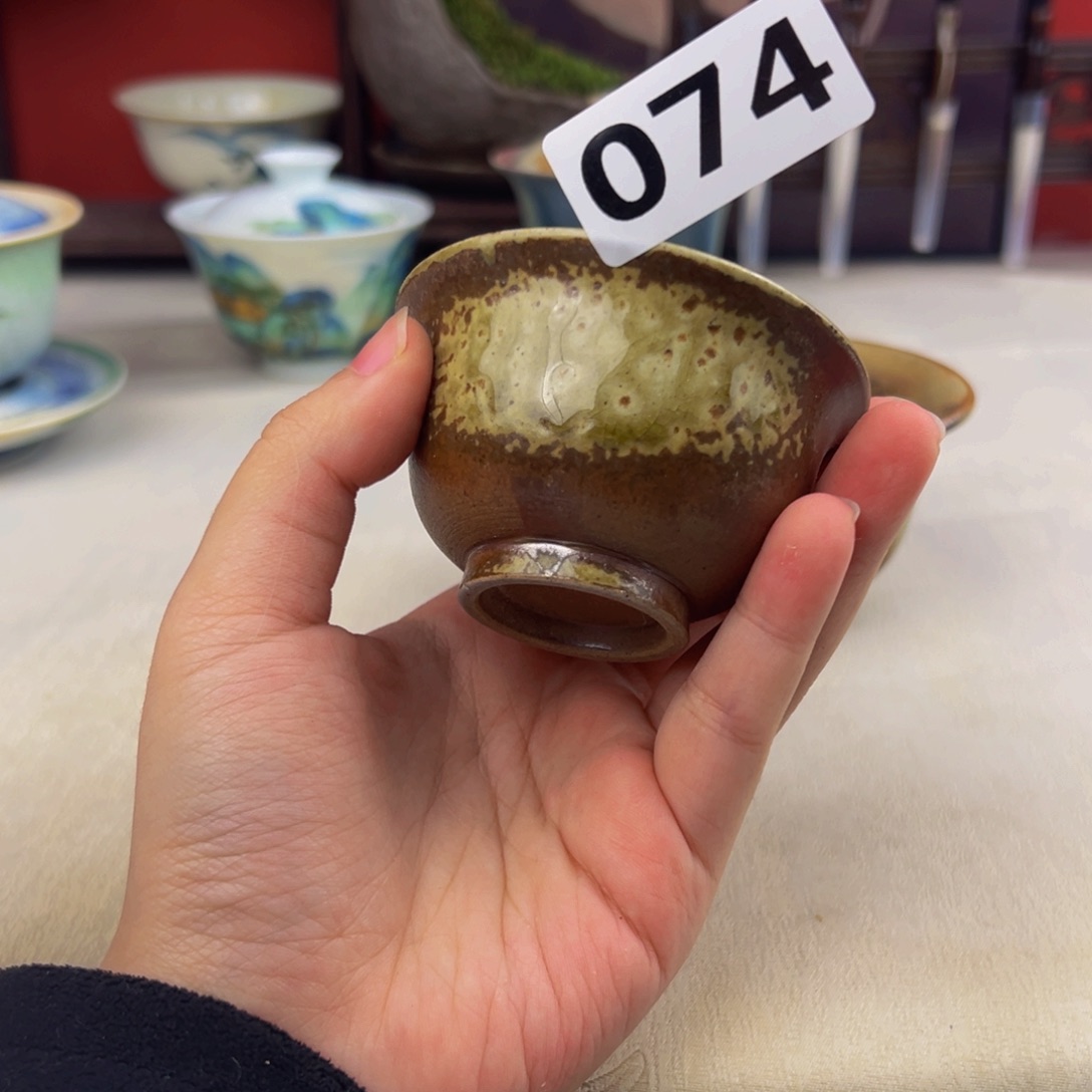 杯子纯手工柴烧主人杯