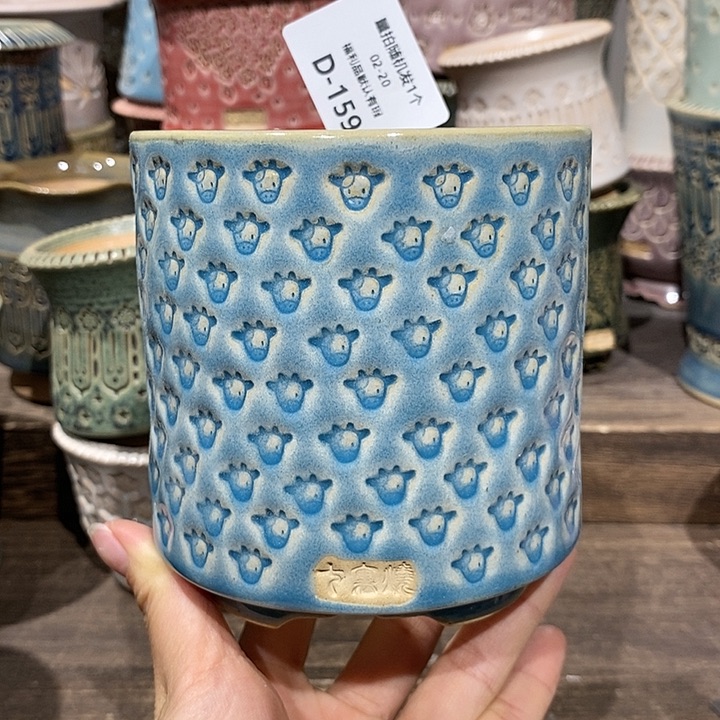 七里烧花盆2-20-159口径8