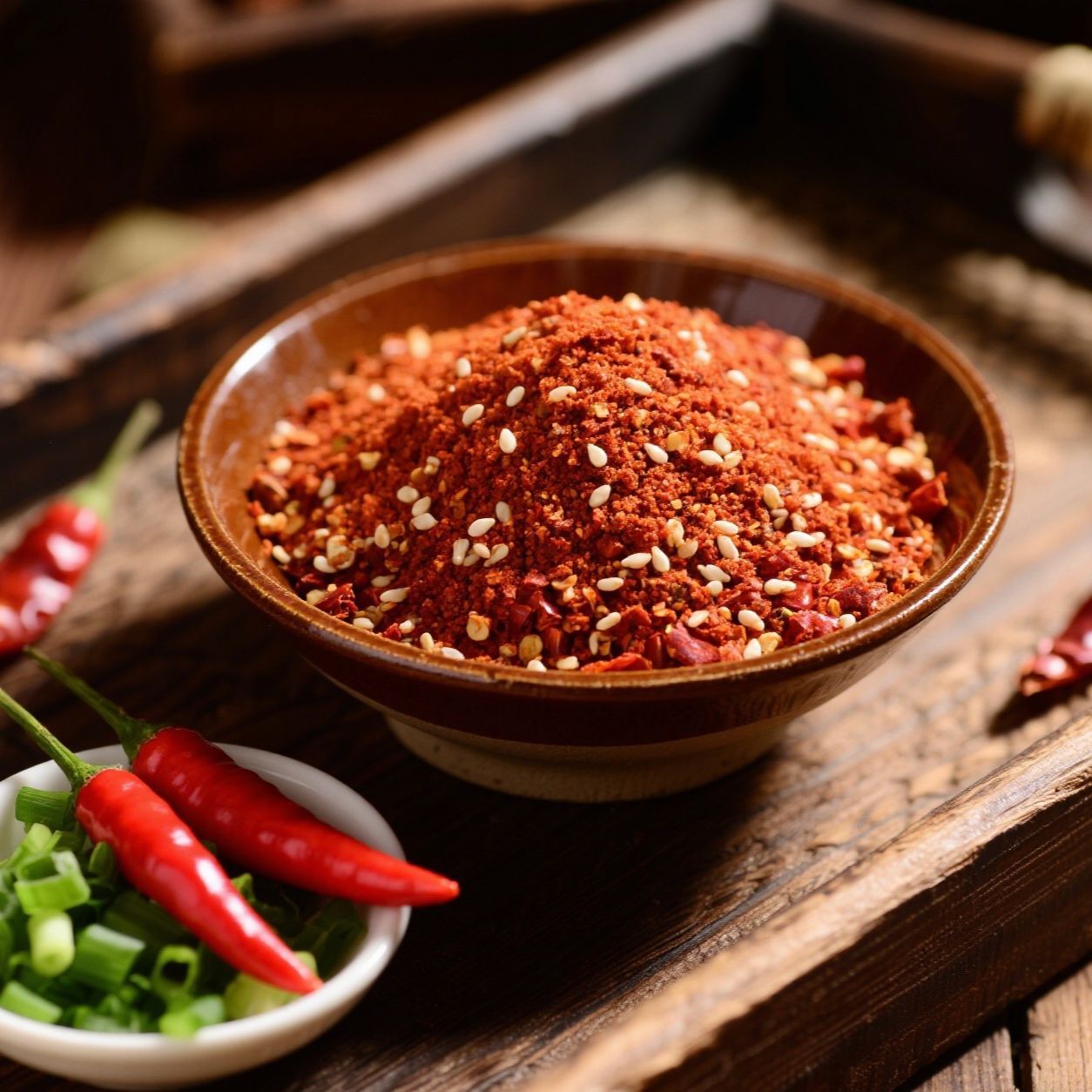 蒜香味糊辣椒面云南贵州特产火锅蘸水手工炒制香辣下饭