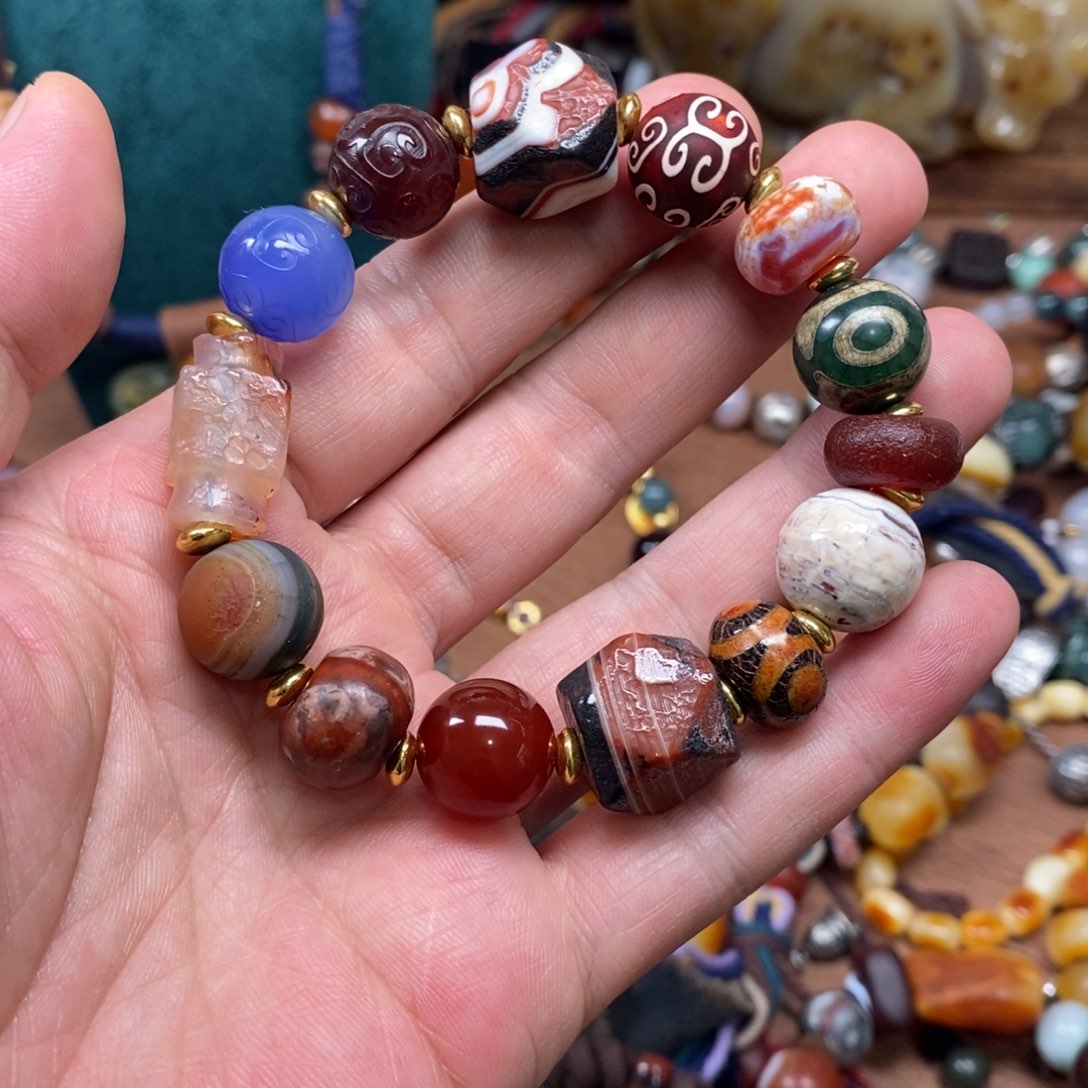 未镶嵌手链玛瑙/玉髓