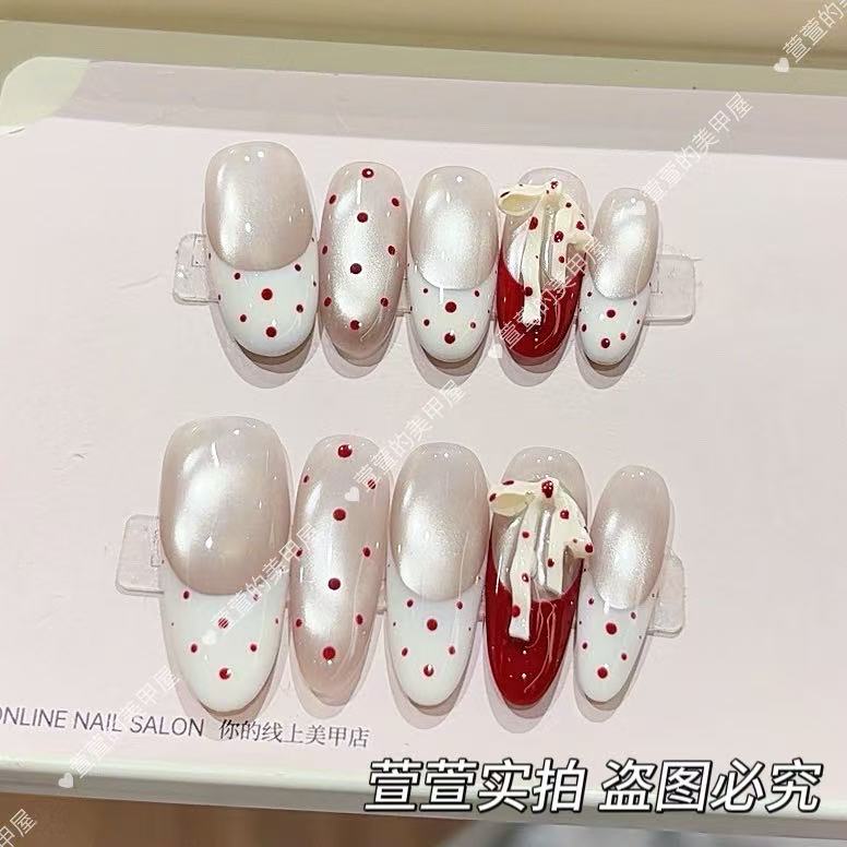 【波点小姐】纯手工穿戴甲