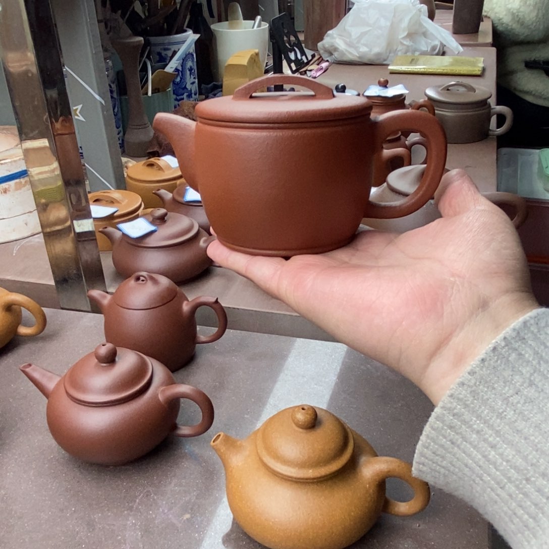 紫砂茶壶白****生紫砂壶汉瓦微瑕