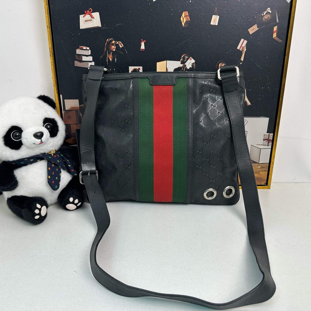 95新 GUCCI/古驰 古驰 斜挎包 尺寸：34*29 编码11571495